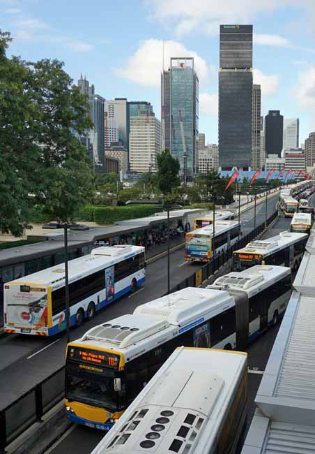 Brisbane bus queue